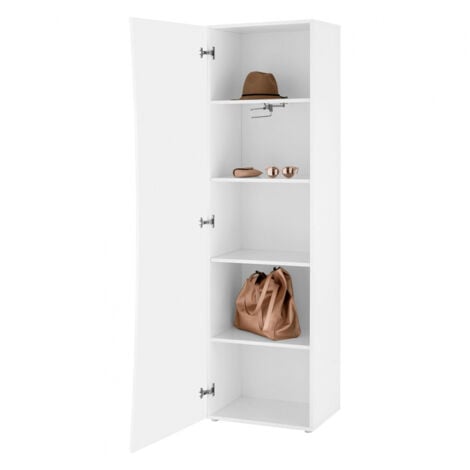 Web Furniture Armadio Moderno Arco Bianco Lucido - Design Italiano