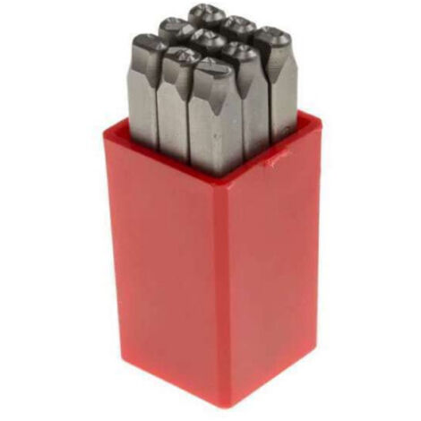 Set Punzoni Con Numeri BGS 3033 - Altezza 3 Mm - Per Marchiature Su Metallo E Plastica - Foto 2