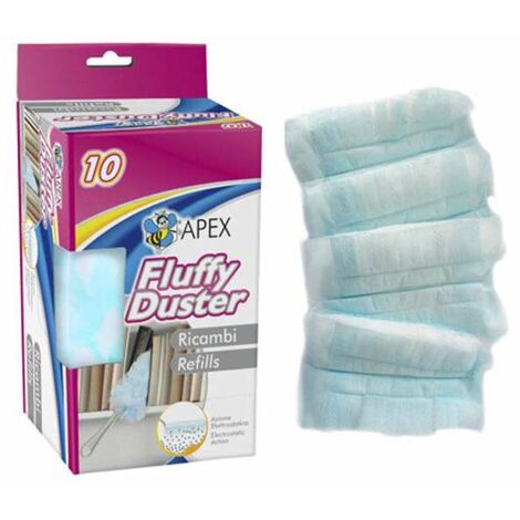 Apex Spolverini Duster Fluffy 10 Panni Ricambio Confezione 6 Pz