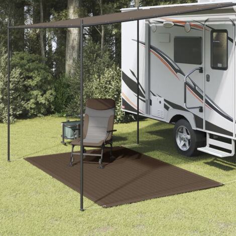 Tappeto da Tenda 250x350 cm Marrone