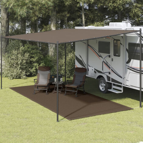 Tappeto da Tenda 250x550 cm Marrone