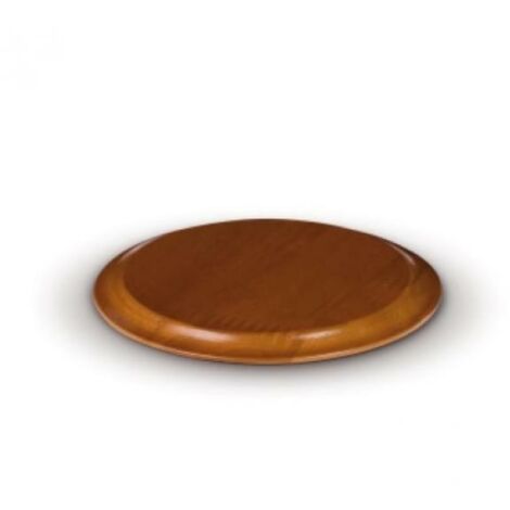 Base in legno Ø102 mm per accessori ceramica Ø70-80 mm colore noce fanton 84045