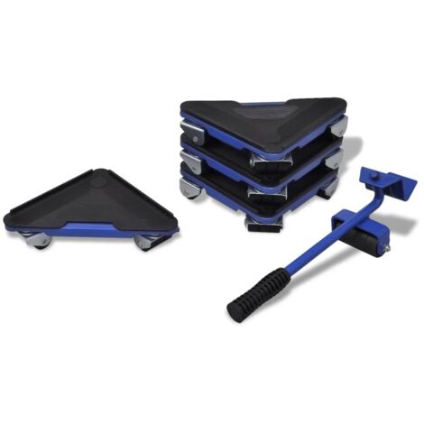 Set per il Trasporto dei Mobili Sollevatore con Ruote vidaXL