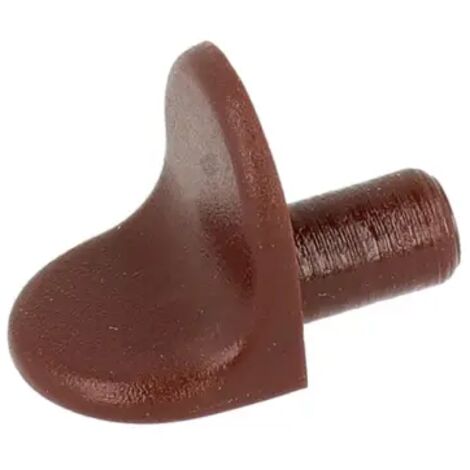 Reggipiani a squadra in plastica marrone diam 6 mm 16 pz