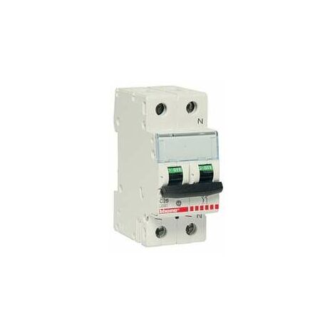 Interruttore magnetotermico 25a Bticino 2 moduli interruzione icn 4,5 ka