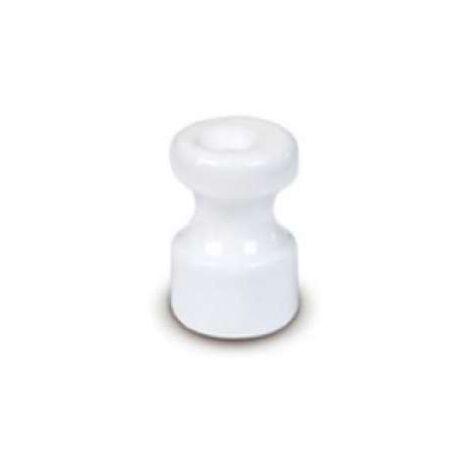 FANTON 89030 Isolatore in ceramica Ø 16 mm. completo di vite ottonata confezione da 6 pz.