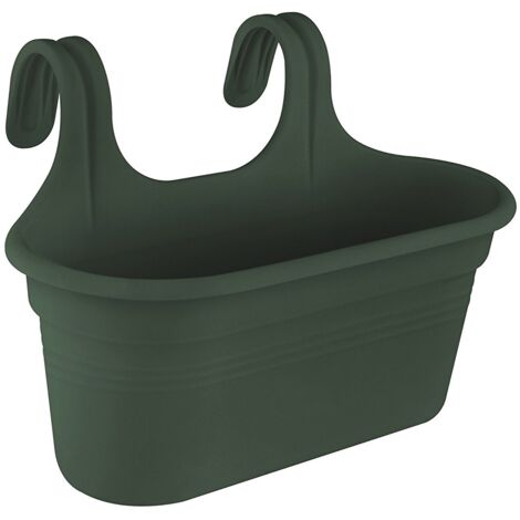 Elho Green Basics Easy Hanger Large Leaf Green Fioriera Rettangolare