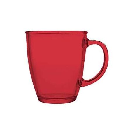 Mug Tazza in vetro 360 ml colori assortiti