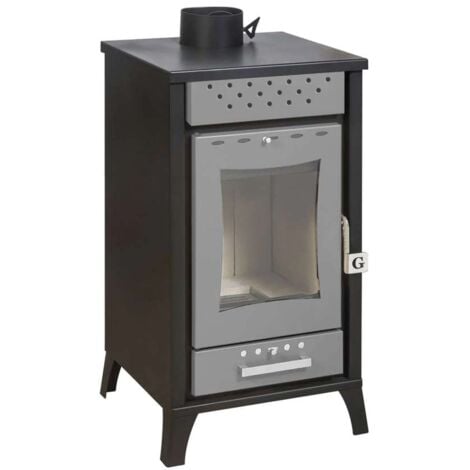 Divina Fire Stufa a Legna MG300 - Nera - 15 Kw