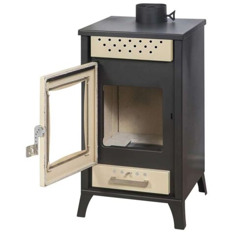 Divina Fire Stufa a Legna MG300 - Nera - 15 Kw