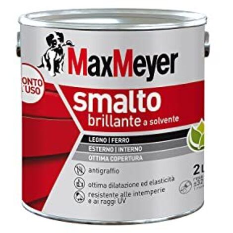 MaxMeyer Smalto Solvente Brillante Bianco R9010 - 2 l