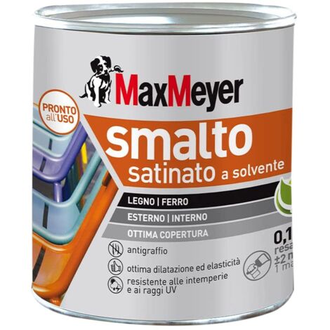 MaxMeyer Smalto a Solvente Satinato Antracite R7016 0,125 l