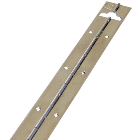 Cerniera a metraggio in ferro nichelato 800x32mm (1/2)