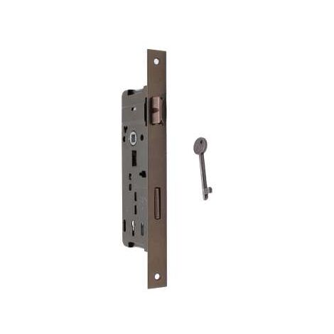Serratura Patent Bordo Quadro Distanza Mm.90 Entrata Mm.40 Bronzata