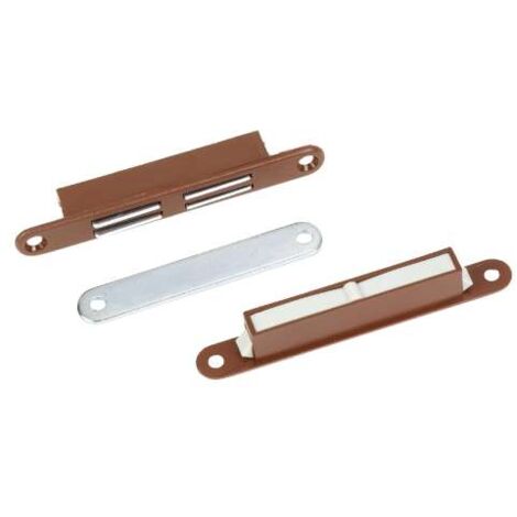 Chiusura Magnetica Per Porte 2 Pezzi | Forza 12 Kg | Colore Marrone - Foto 9