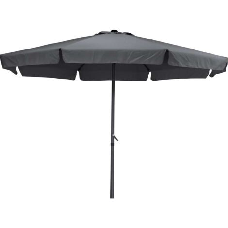 Domo Mea Ombrellone Elegante in Alluminio Antracite - 3 Metri