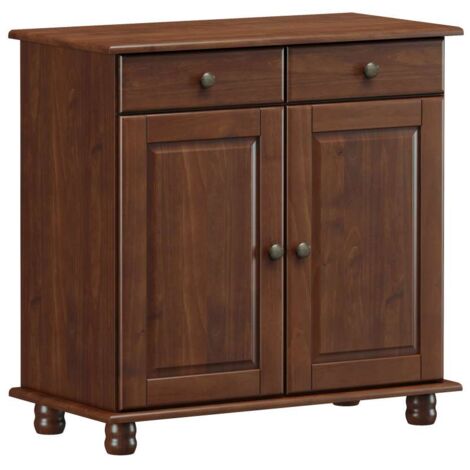 Domo Mea Credenza Ciliegio con 2 Ante e Cassetti - 88x43x86 cm