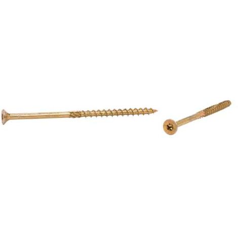 Timco-Viti per legno a doppio filetto-PZ-Testa svasata - Zincate-8 x 3
