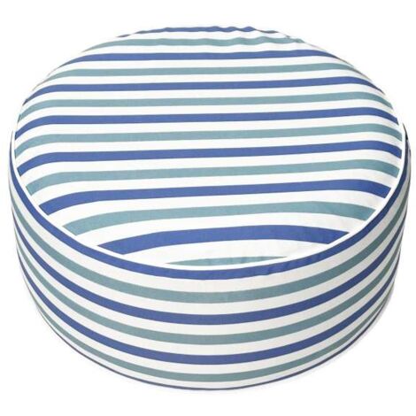 Pouf Gonfiabile Domo Mea - Righe Blu - 53x23 cm