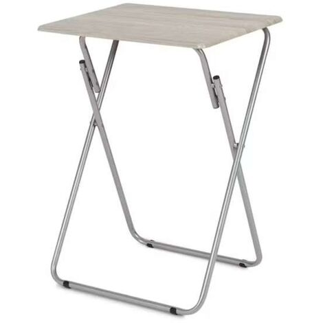 Domo Mea - Tavolo Pieghevole 40x38x66 cm in MDF Color Rovere