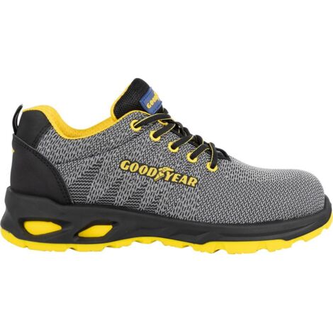 Goodyear S1p Sra HRO - Scarpe Da Ginnastica Antinfortunistiche Da Lavoro Senza Metallo, Blu Nero, 38 2/3 EU