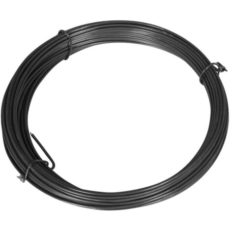 Filo per Recinzioni 25 m 1,4/2 mm in Acciaio Grigio vidaXL