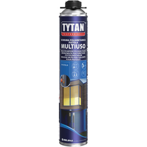 Tytan Schiuma Poliuretanica Multiuso Pistola 750ml Giallo