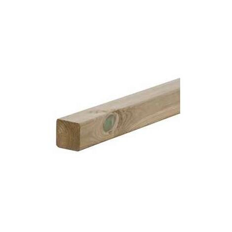 Pircher Palo Quadrato in Pino Impregnato - Naturale - 70x2400 mm