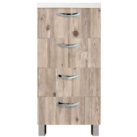 Base Cucina Easy Plus - 4 Cassetti Node Antigraffio 40cm