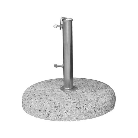 BASI IN CEMENTO GHIAIA PER OMBRELLONI Ø 55 CM. - KG. 35 (1/5)