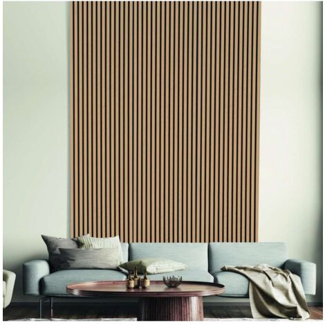 Dr.C Pannello Fonoassorbente in Rovere Naturale 2400x600 mm