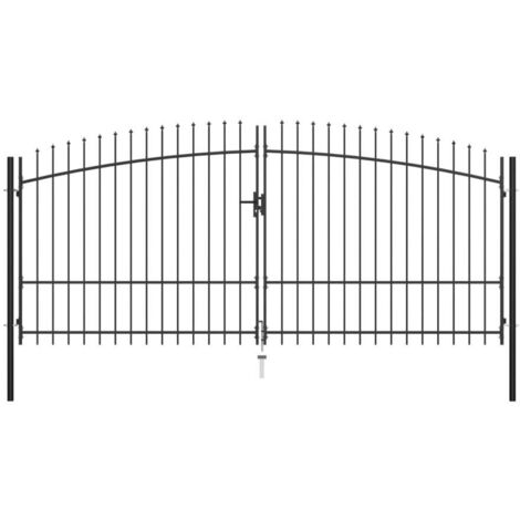 Cancello Doppio con Punte a Lancia 400x225 cm