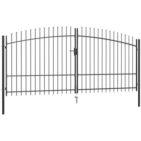 Cancello Doppio con Punte a Lancia 400x225 cm