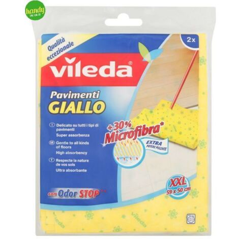 Panno Pavimenti Pannogiallo Pz 2 Cm 59X50 Vileda (1/2)