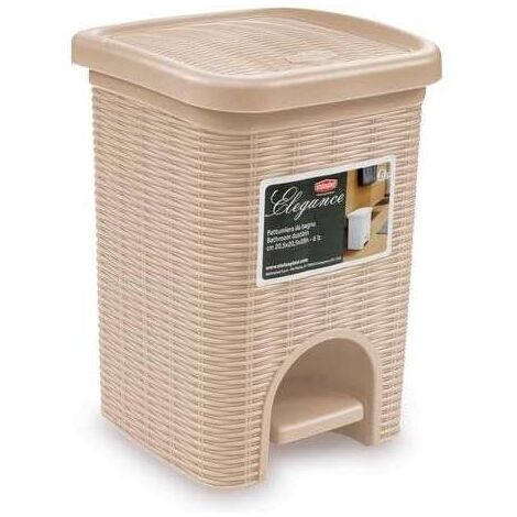 Pattumiera Pedale Elegance Mini Cashmere L 6 Stefanplast