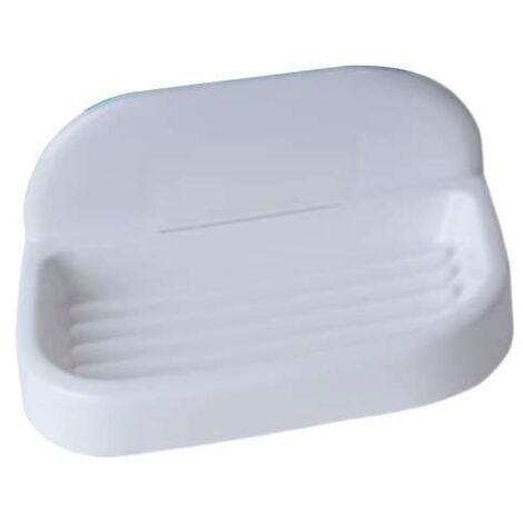 Portasapone Da Appoggio In Filocromato - Bianco, Dimensioni 8x10x5 Cm, Decorativo - 12