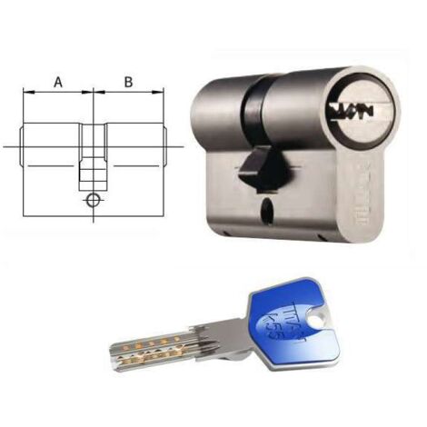 Cilindro Infilare Titan K55-3555 Dom 90-35-55, Modello Titan Titan, Alta Precisione e Affidabilit�