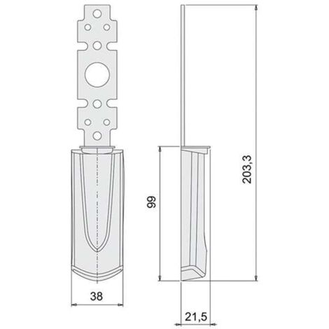 Placca Esterna Maniglioni Cieca 07176-66-0 Cisa