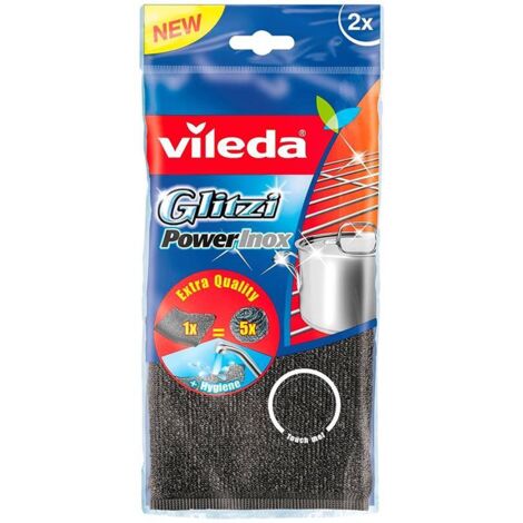 Paglietta Acciaio Glitzi Power Inox Pz 2 Vileda