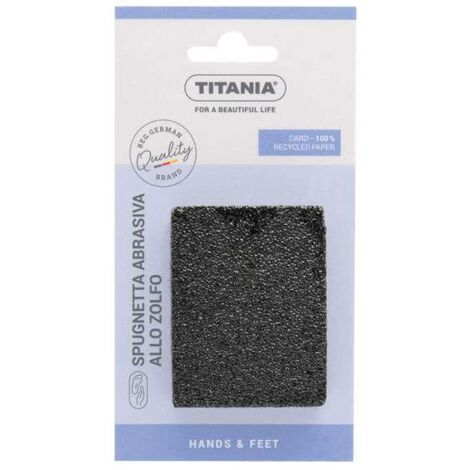 Spugnetta Abrasiva Zolfo 5X6,5 H 2,0 3000/2 Titania