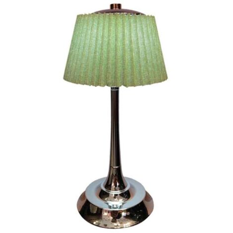 V-TAC Lampada LED da Tavolo 3W Bianco e Trasparente Ricaricabile, Touch Dimmerabile Bianco Caldo
