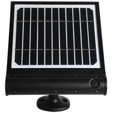 V-TAC Lampada LED Giardino Multiuso 8W Pannello Solare Stand 4000K e Sensore PIR IP65