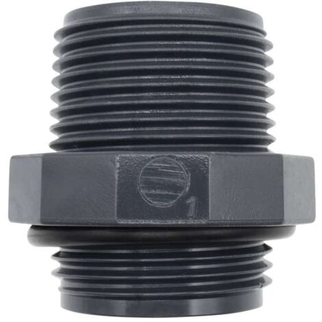 Raccordo PVC Nipplo 1"M x 3/4"M