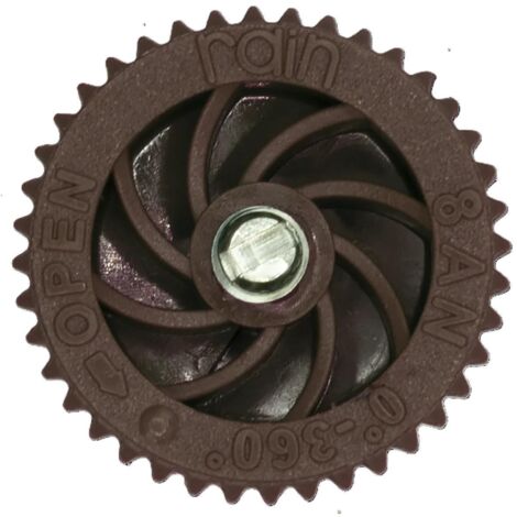 Testina irrigatore regolabile 0-360 12a marrone/brown rain 271.0130221