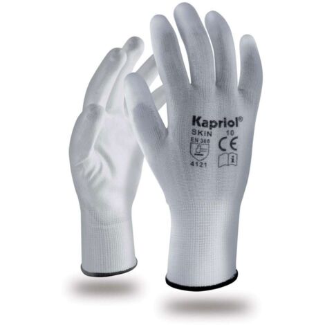 12 Paia Di Guanti Da Lavoro SBS In Nylon Taglia 9 Con Rivestimento PU, Colore Nero, Traspiranti E Confortevoli - 3