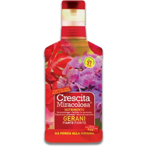 Concime per gerani e piante fiorite 375 ml (1/5)