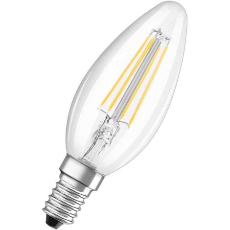 Lampadina LED Osram Star Classic B40 Filamento 4W 827 Clear E14