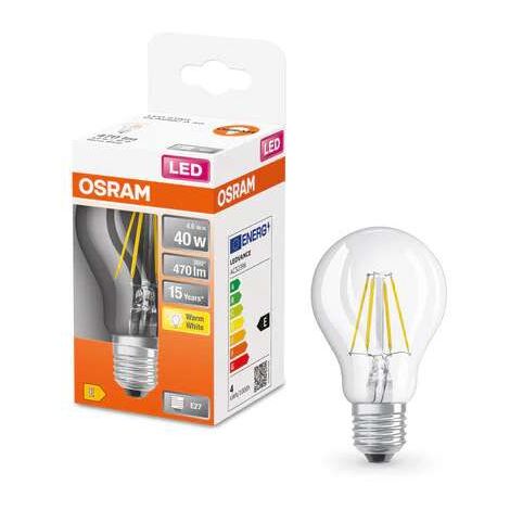 Lampadina LED Osram Star Classic A40 Filamento Luce Calda E27 (1/5)