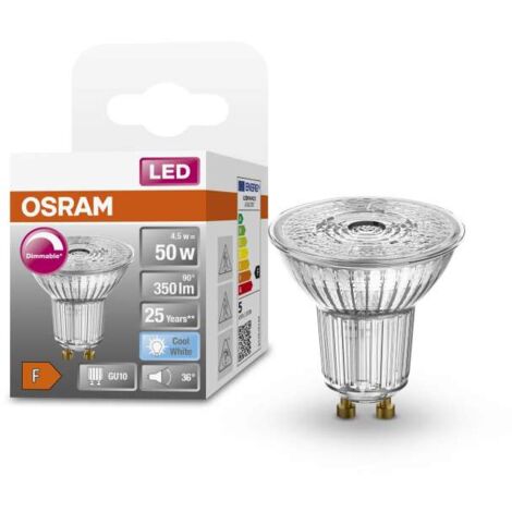 Faretto da incasso LED Osram Superstar PAR16 4000K Bianco Freddo GU10 (1/3)