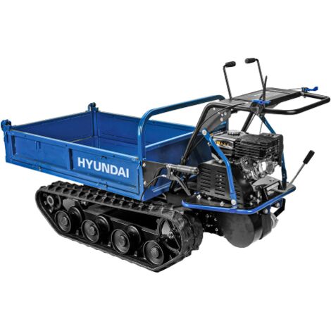 motocarriola cingolata a scoppio hyundai portata 500 kg - cod. 65910